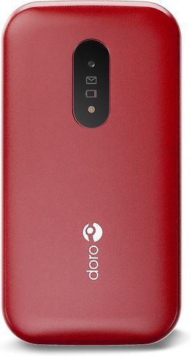 Doro 2821 4G -mobiltelefon, red/white