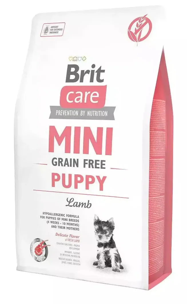 Brit Care Mini Grain-Free Puppy Lamb, Dry food for dogs, 2kg