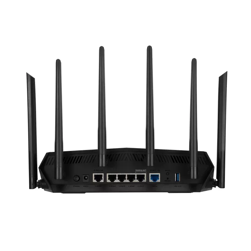 Asus TUF Gaming AX6000 Gaming Router, Wi-Fi 6, AX6000, Dual-band, with 2.5G WAN, Black