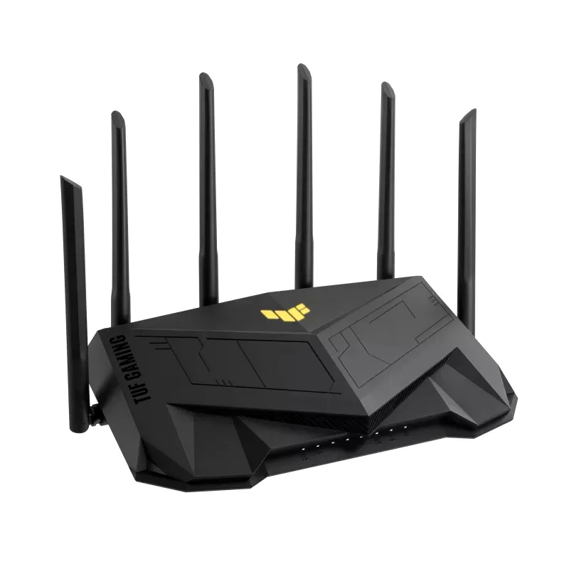 Asus TUF Gaming AX6000 Gaming Router, Wi-Fi 6, AX6000, Dual-band, with 2.5G WAN, Black