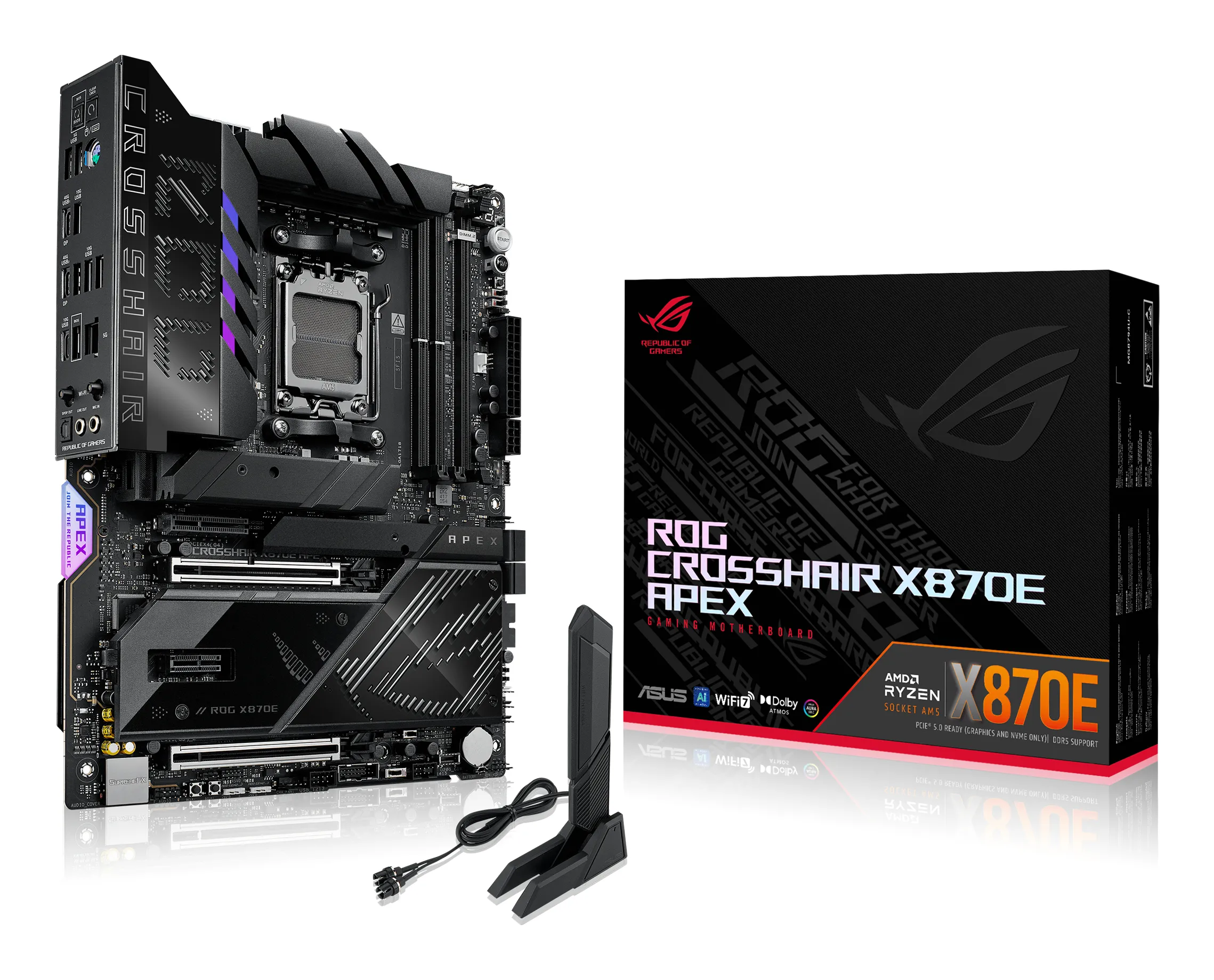 ASUS ROG CROSSHAIR X870E APEX AM5 MB 2xDDR5