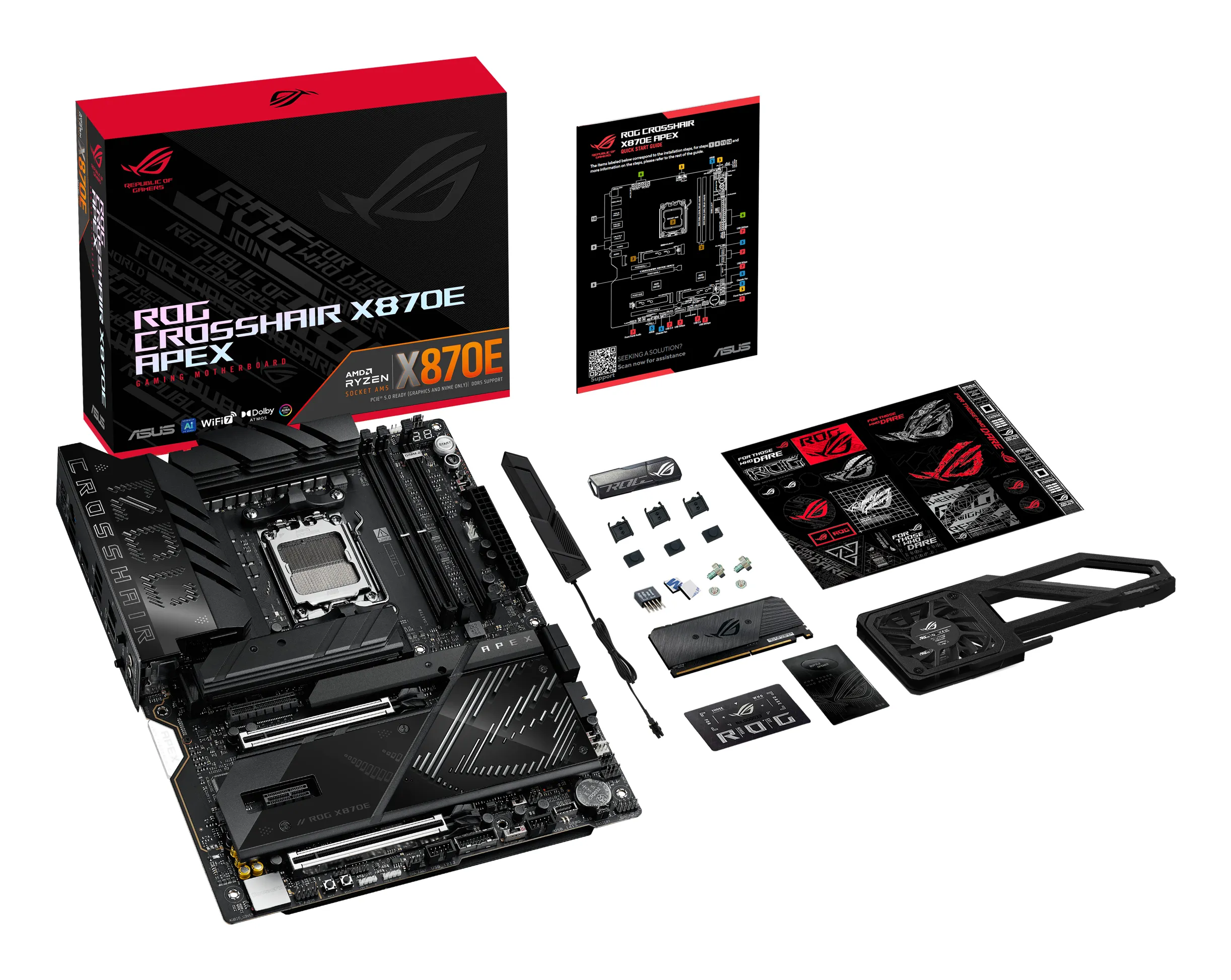 ASUS ROG CROSSHAIR X870E APEX AM5 MB 2xDDR5