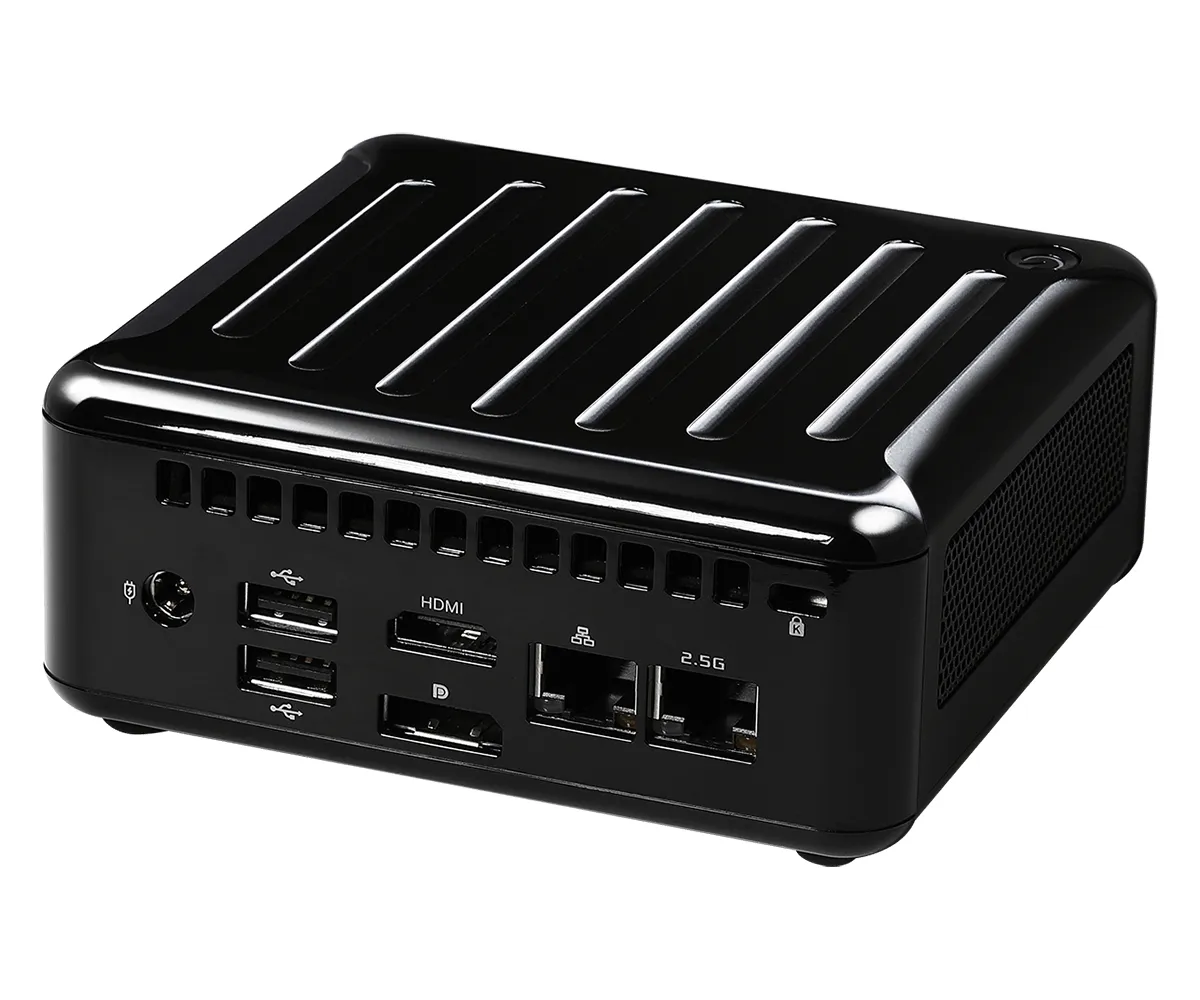 ASRock 4X4 BOX-5400U AMD Ryzen 3 5400U Mini PC Barebone, Black