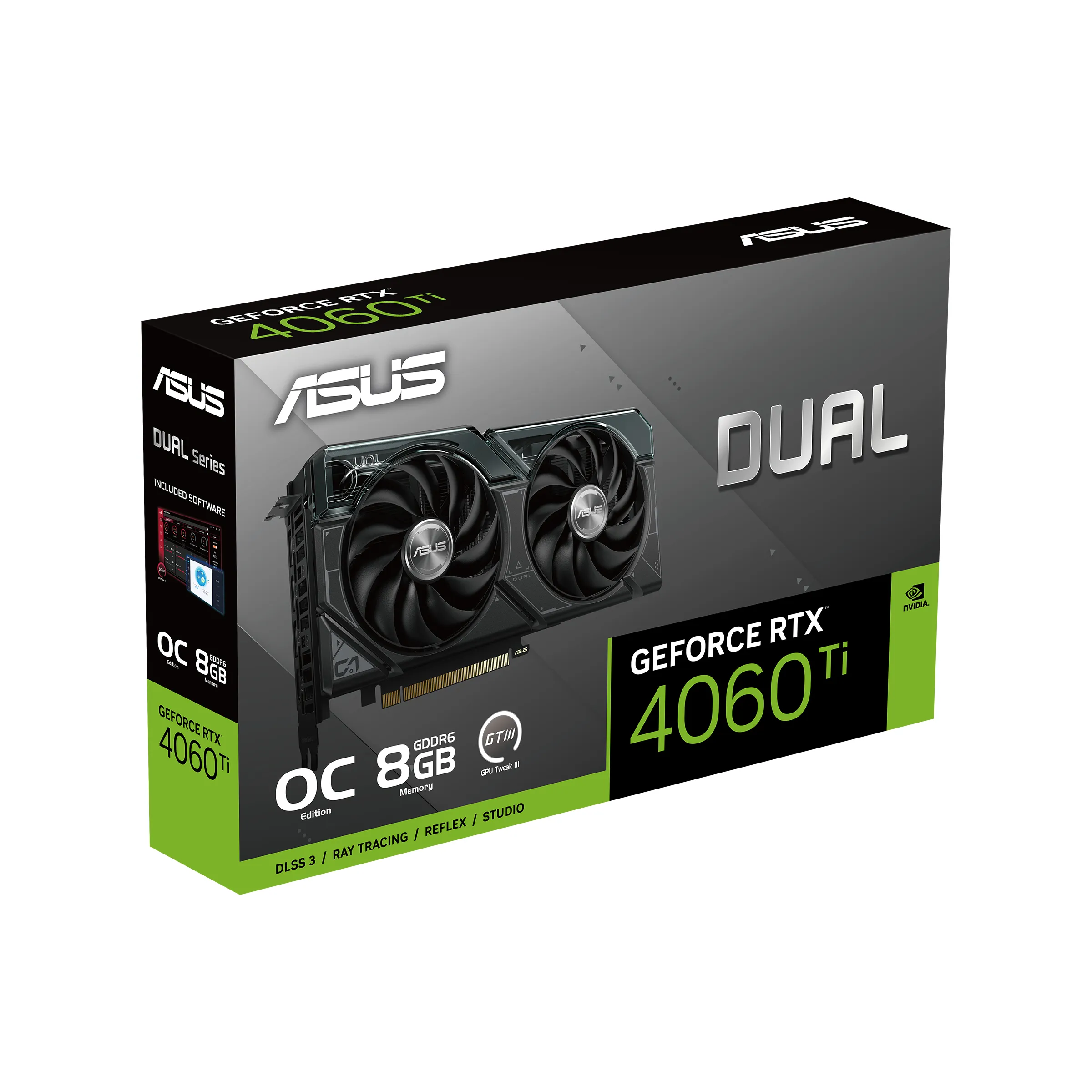 Asus GeForce RTX 4060 Ti Dual OC 8GB - graphics card