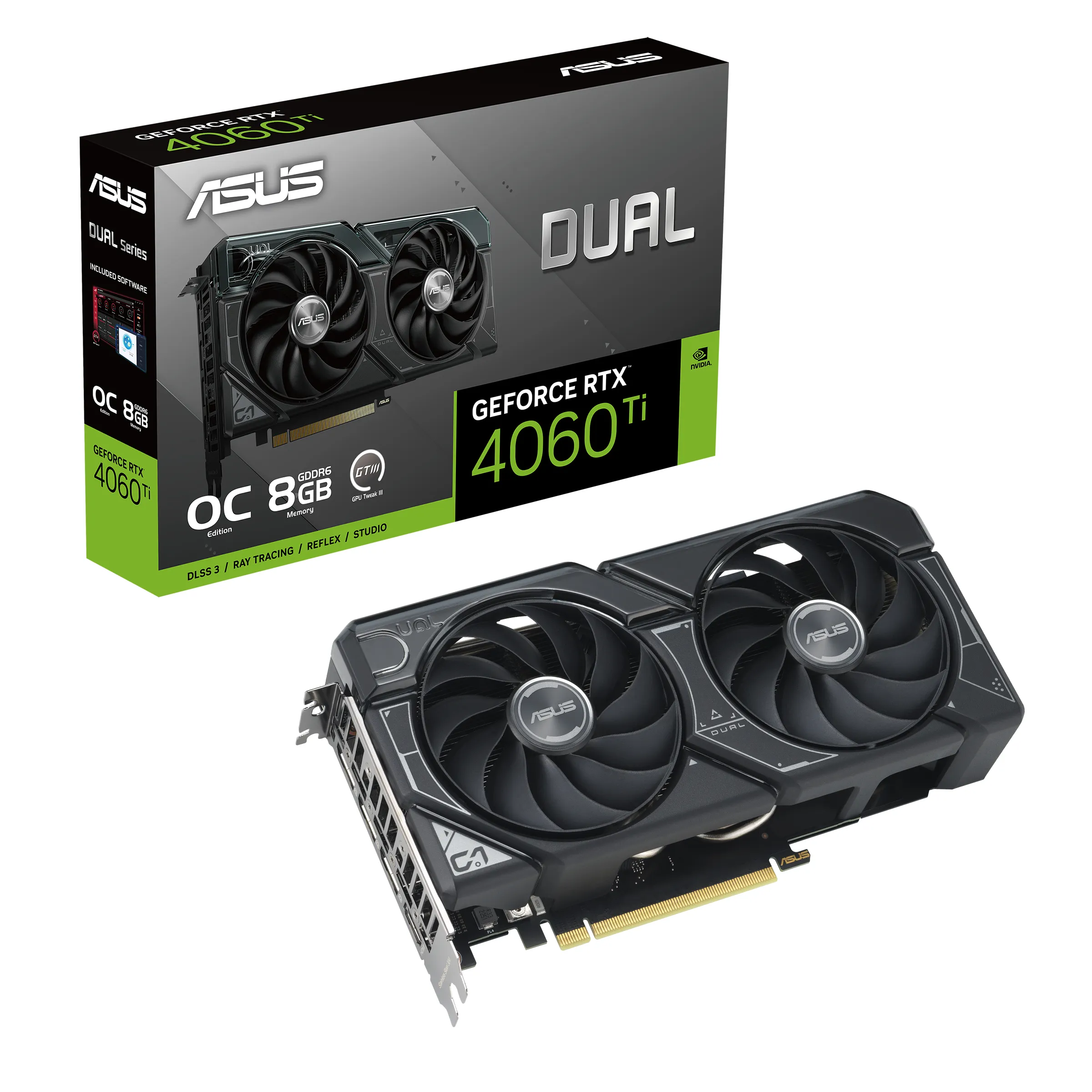 Asus GeForce RTX 4060 Ti Dual OC 8GB - graphics card