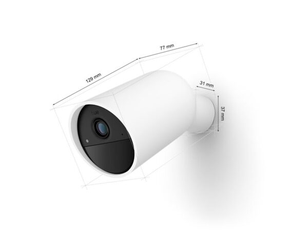 HUE SECURE CAM BATTERY WHITE EU 1PK