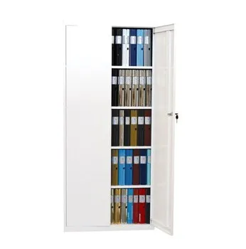 Storage Cabi1800 4fixedShelf. white