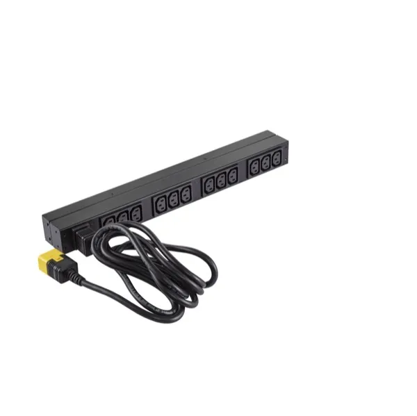 APC Rack PDU, Basic, 1U, 16A, 208/230V.  Input Connection: IEC-320 C20, Cord Length: 2.5 m. Output Connections: 12x IEC 320 C13