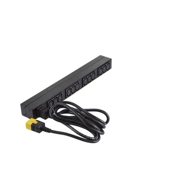 APC Rack PDU, Basic, 1U, 16A, 208/230V.  Input Connection: IEC-320 C20, Cord Length: 2.5 m. Output Connections: 12x IEC 320 C13