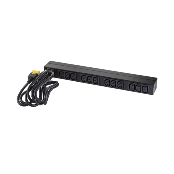 APC Rack PDU, Basic, 1U, 16A, 208/230V.  Input Connection: IEC-320 C20, Cord Length: 2.5 m. Output Connections: 12x IEC 320 C13