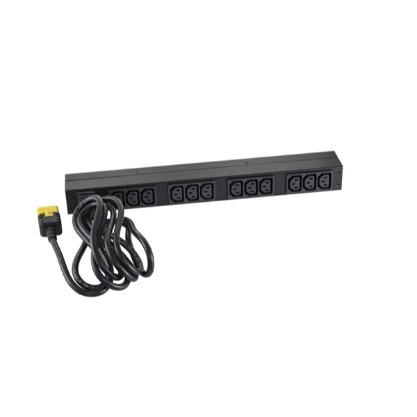 APC Rack PDU, Basic, 1U, 16A, 208/230V.  Input Connection: IEC-320 C20, Cord Length: 2.5 m. Output Connections: 12x IEC 320 C13