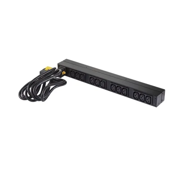 APC Rack PDU, Basic, 1U, 16A, 208/230V.  Input Connection: IEC-320 C20, Cord Length: 2.5 m. Output Connections: 12x IEC 320 C13