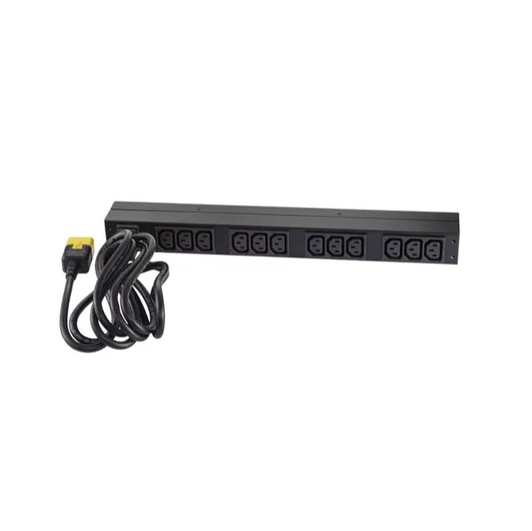 APC Rack PDU, Basic, 1U, 16A, 208/230V.  Input Connection: IEC-320 C20, Cord Length: 2.5 m. Output Connections: 12x IEC 320 C13