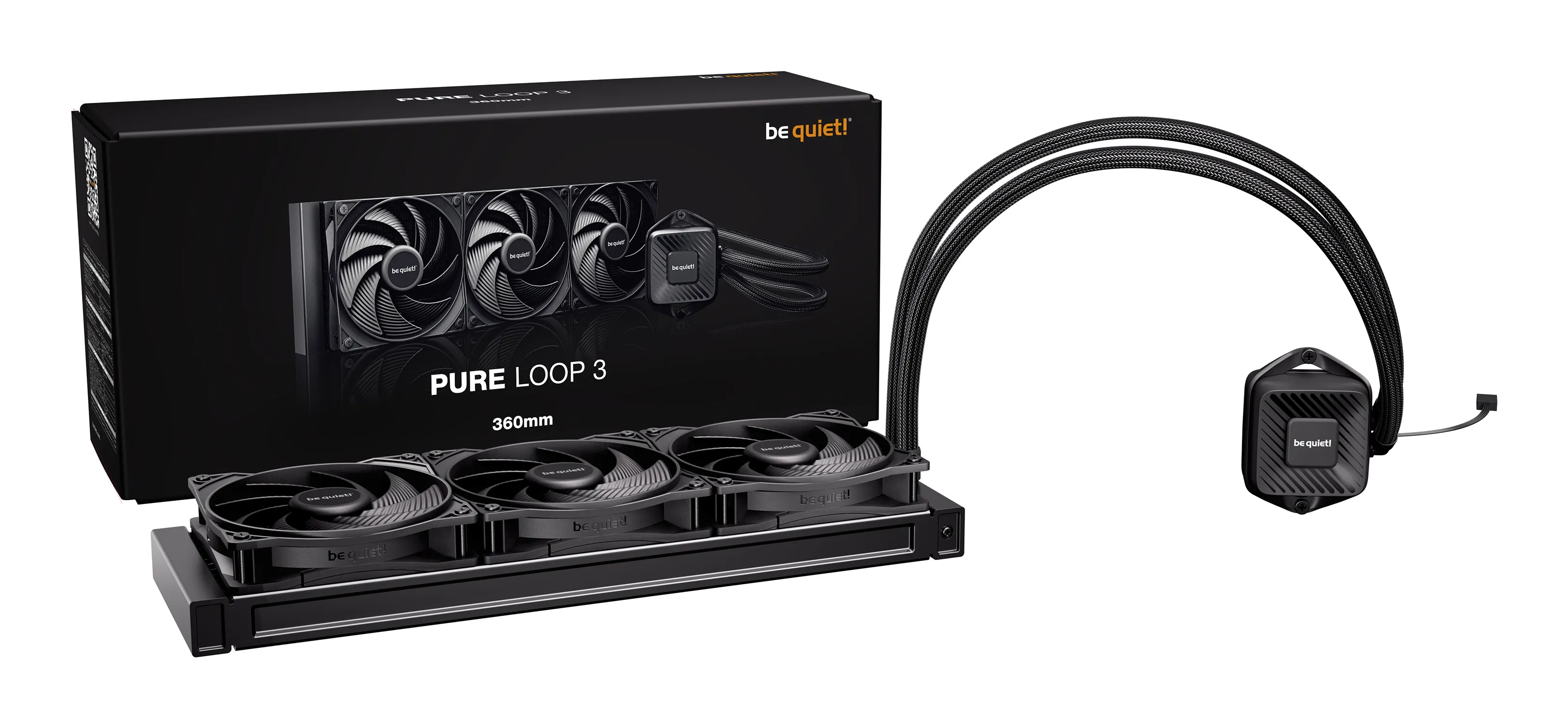 be quiet! PURE LOOP 3 360mm Liquid Cooler, Black