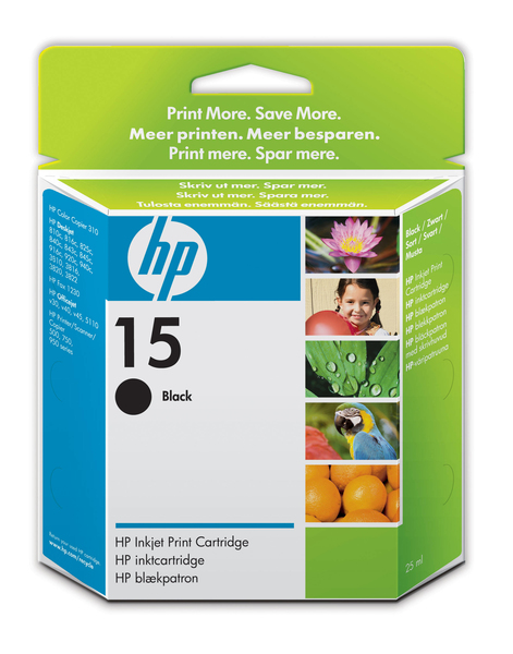 HP No15 Ink Cart/black 166g f DJ ML AM