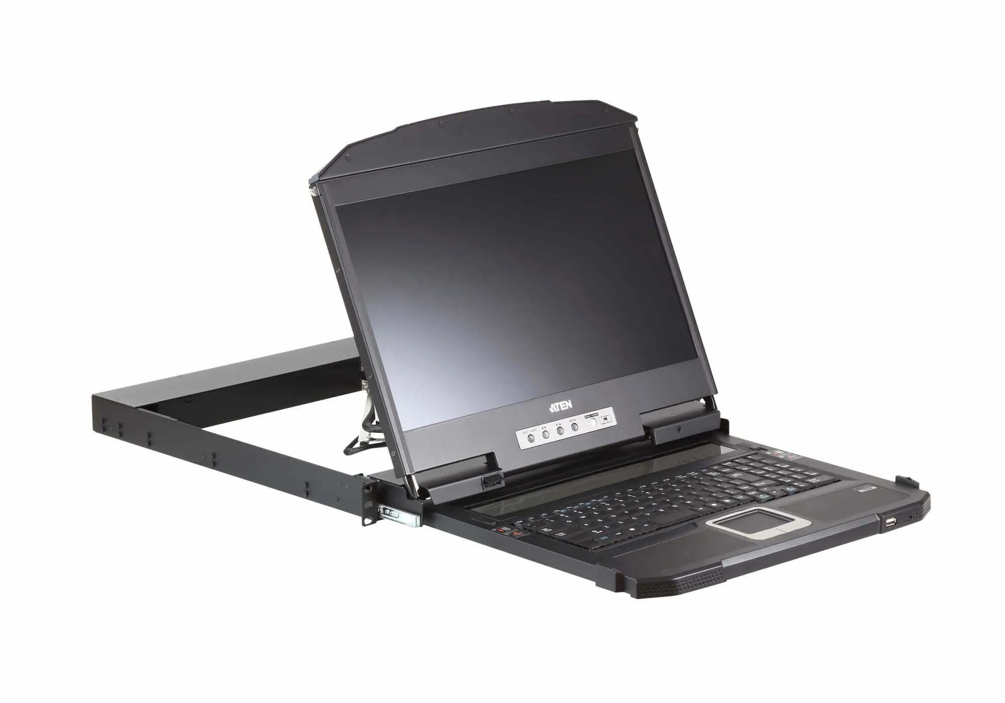 ATEN 18.5" Dual Rail USB HDMI-DVI-VGA Full HD