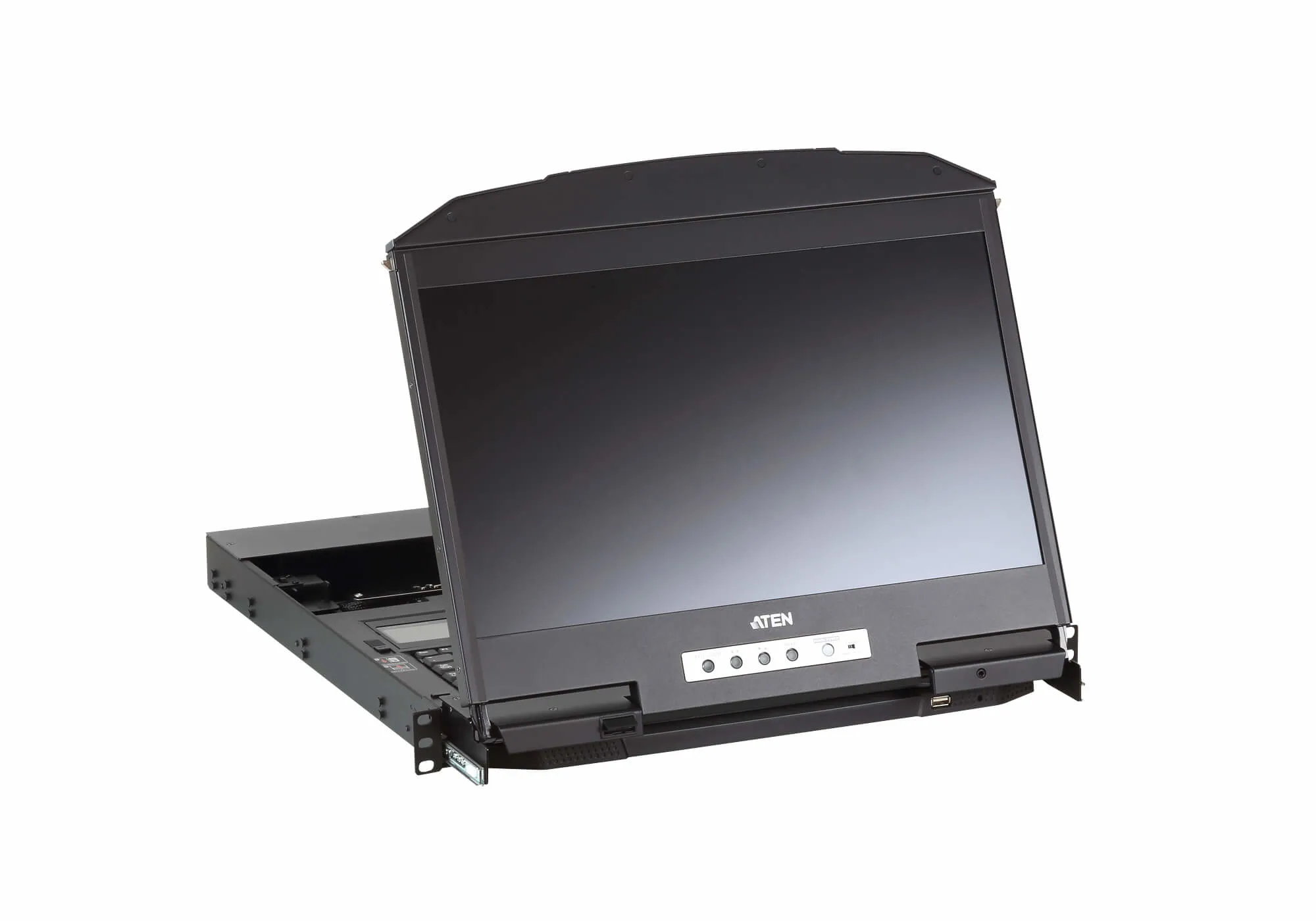 ATEN 18.5" Dual Rail USB HDMI-DVI-VGA Full HD