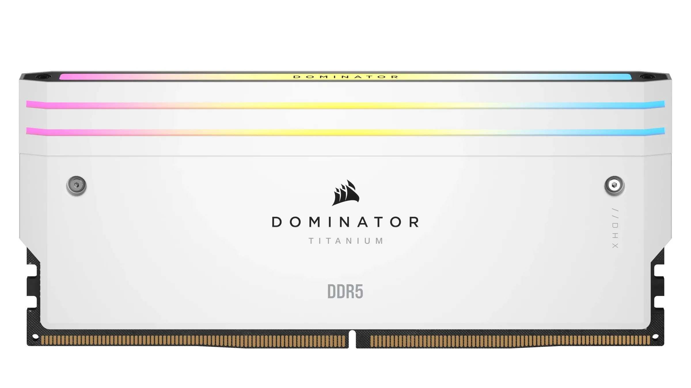 Corsair DOMINATOR TITANIUM RGB 64 Gt (2 x 32 Gt) DDR5 6000 MHz, CL30 -muisti, valkoinen (XMP)