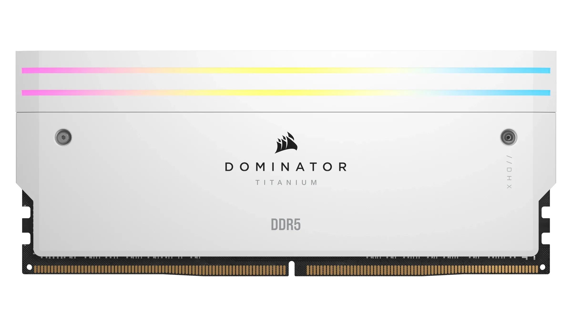 Corsair DOMINATOR TITANIUM RGB 64 Gt (2 x 32 Gt) DDR5 6000 MHz, CL30 -muisti, valkoinen (XMP)