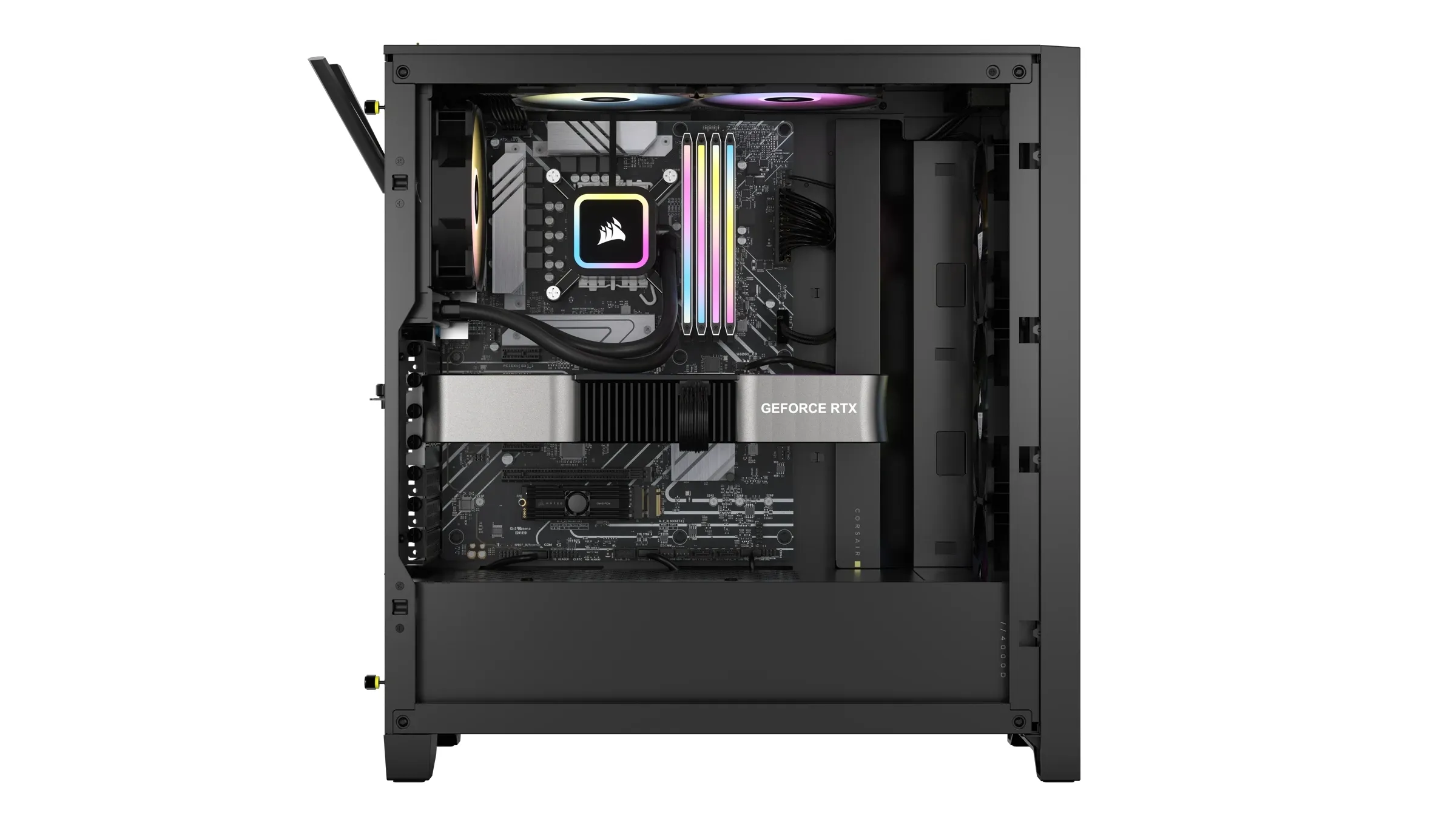 Corsair DOMINATOR TITANIUM RGB 64 Gt (2 x 32 Gt) DDR5 6000 MHz, CL30 -muisti, valkoinen (XMP)