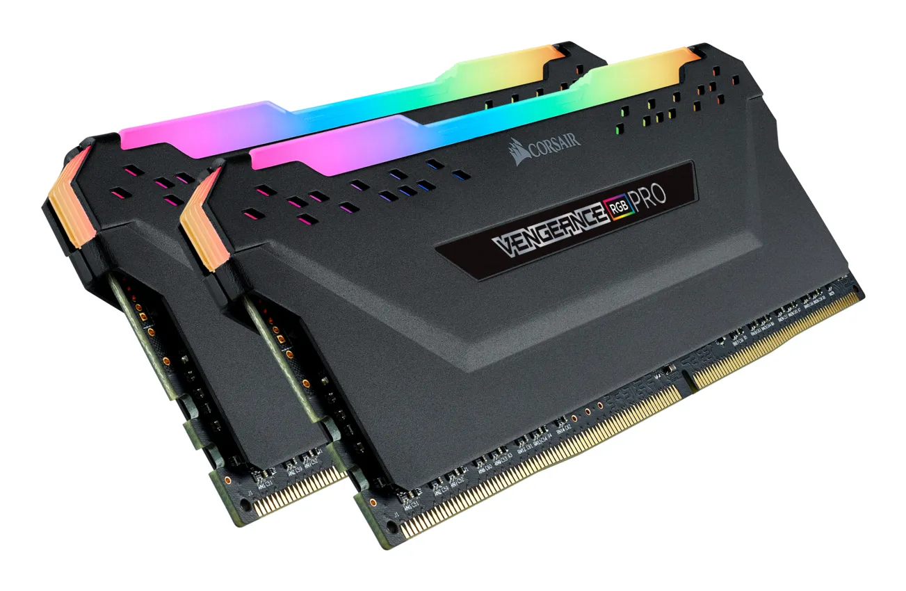 Corsair Vengeance RGB Pro 16GB (2 x 8GB) DDR4 3600 MHz, CL18 - memory, Black Corsair Vengeance RGB Pro 16GB (2 x 8GB) DDR4 3600 MHz, CL18 - memory, Black