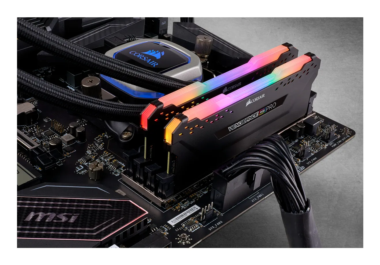 Corsair Vengeance RGB Pro 16GB (2 x 8GB) DDR4 3600 MHz, CL18 - memory, Black Corsair Vengeance RGB Pro 16GB (2 x 8GB) DDR4 3600 MHz, CL18 - memory, Black