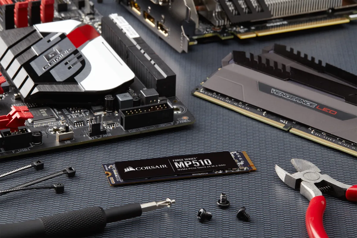 Corsair MP510 480GB, PCIe 3.0, M.2 - SSD