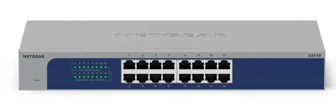 GS516-300EUS 16-Port Gigabit Ethernet u