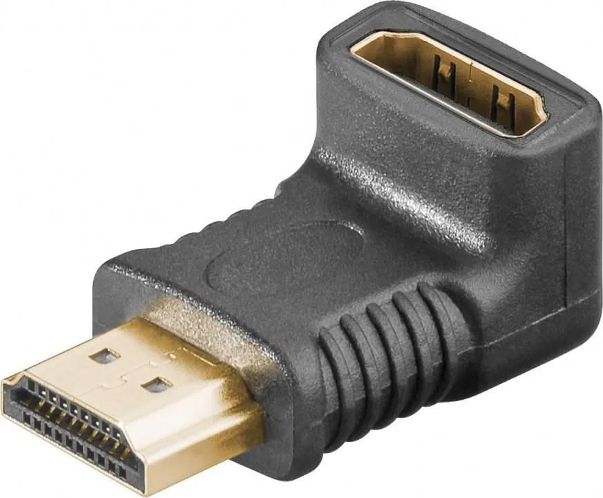 MicroConnect HDMI 19 - HDMI 19 F-M Adapter - adapter, Black