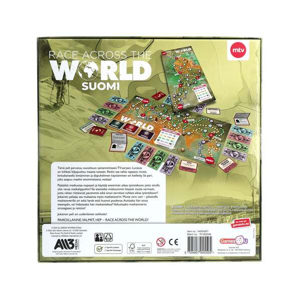 GAMES4U Board Game Race Across the World (FI)