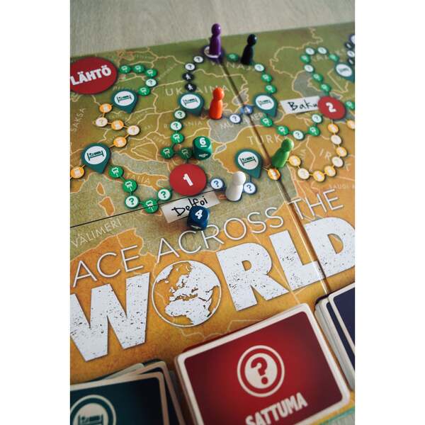 GAMES4U Lautapeli Race Across the World Suomi (FI)