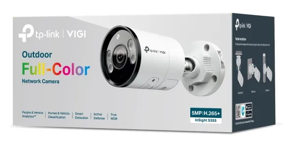 TP-Link VIGI InSight S355 5MP Outdoor - Verkkokamera, valkoinen