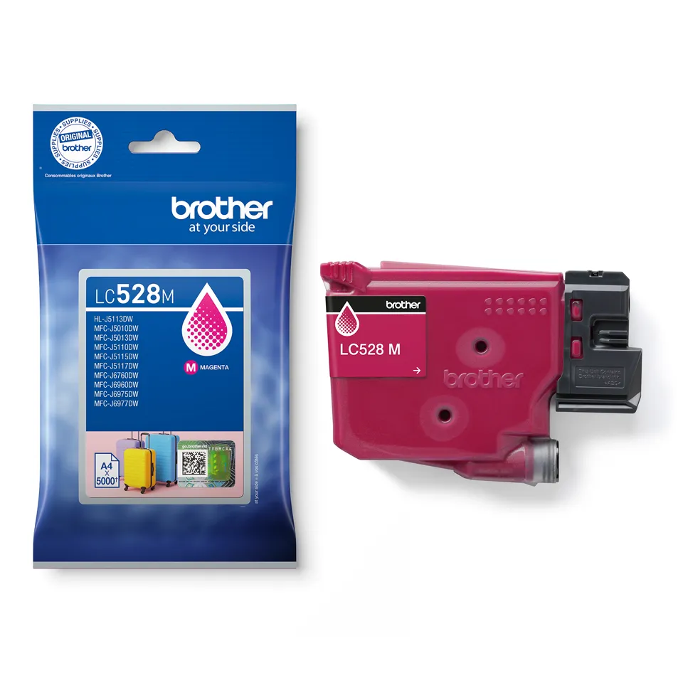 Brother LC528M Super High Yield bl&auml;ckpatron, magenta