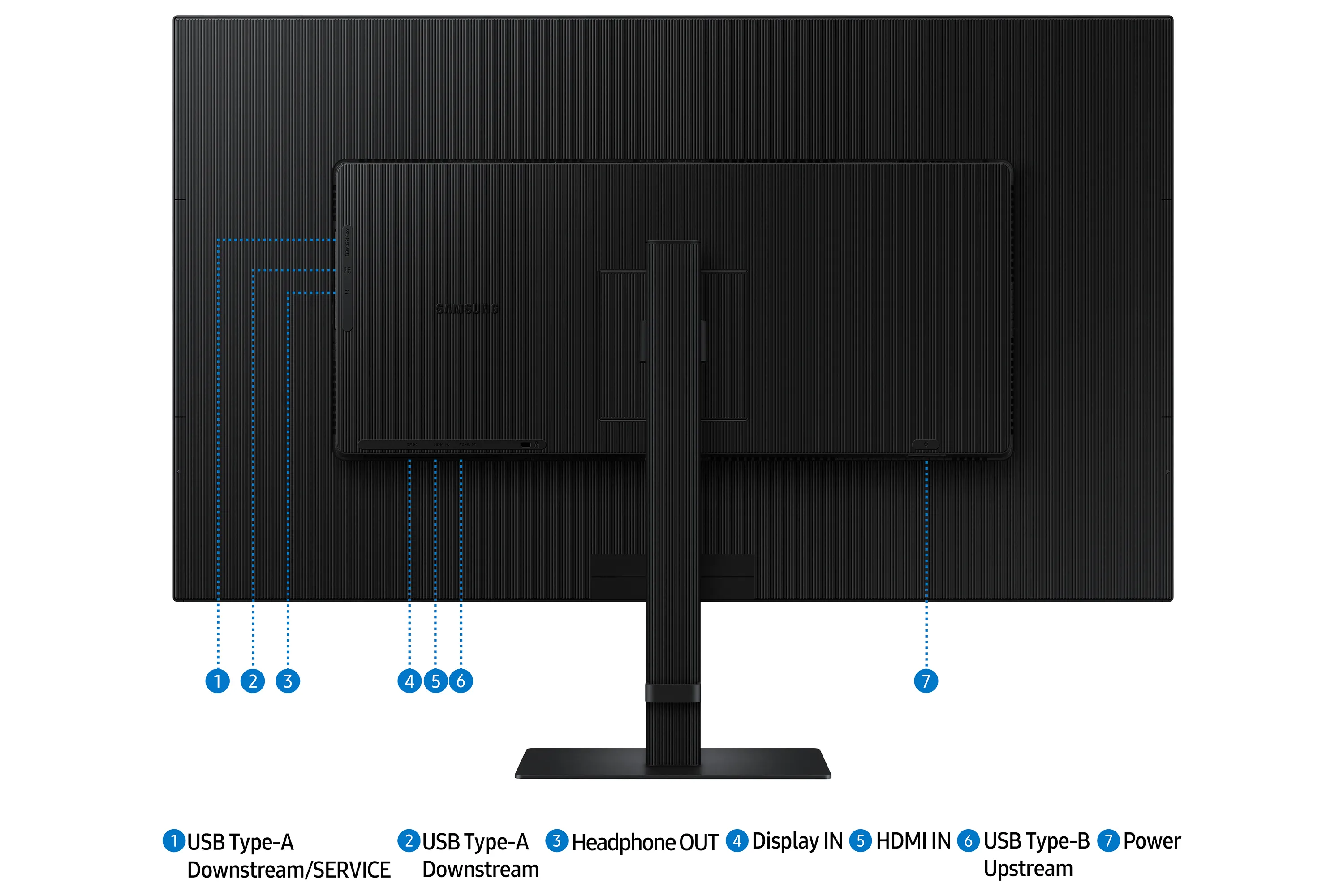 Samsung ViewFinity S37D800E 37" 4K UHD, VA -n&auml;ytt&ouml;, USB hub