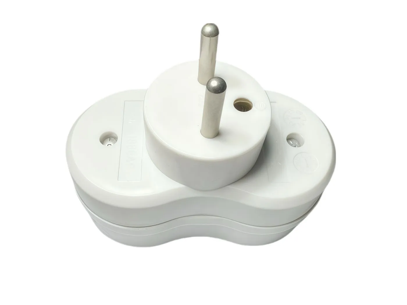 MICROCONNECT MC-PLUGOOEU1+2FRW - Pistorasiaan kytkett&auml;v&auml; on/off-kytkin, valkoinen