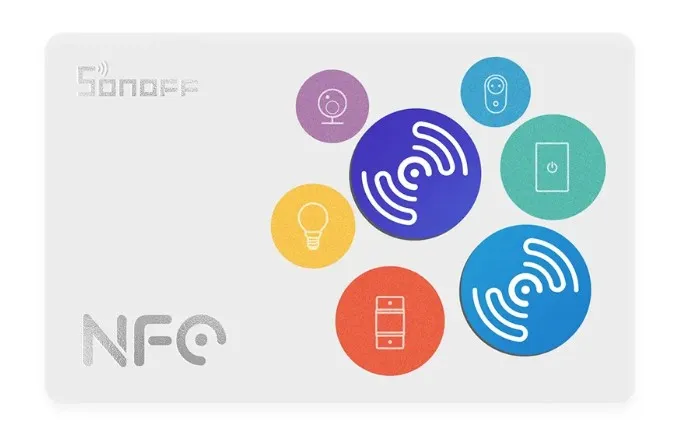 SONOFF NFC-TAG - NFC-tunniste, moniv&auml;rinen