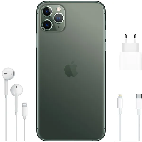 Renoverad iPhone 11 Pro Max 256 GB - mobiltelefon, Midnattsgrön (Utmärkt skick)