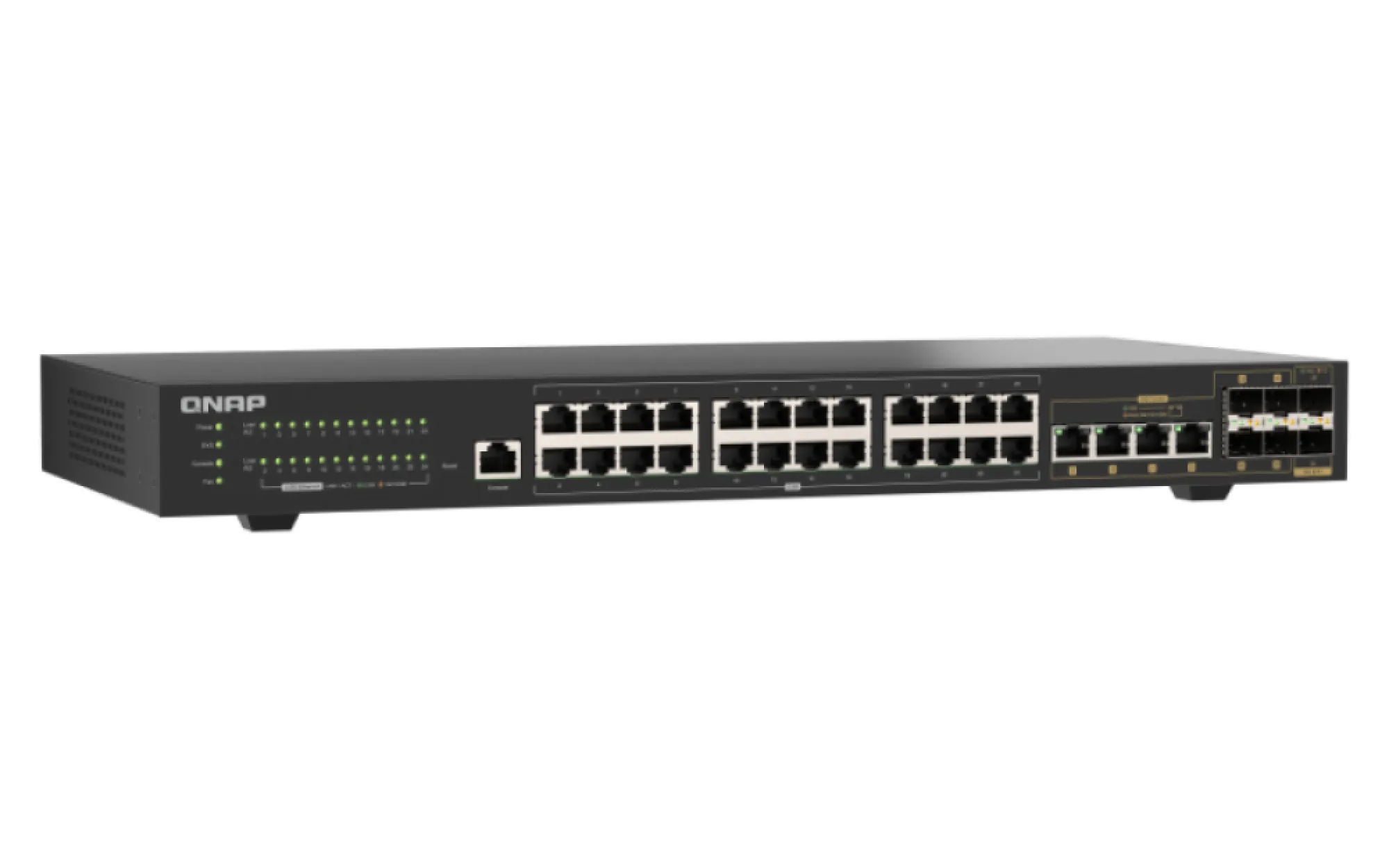 QNAP QSW-M2130-4C2S24T - Managed switch, Black