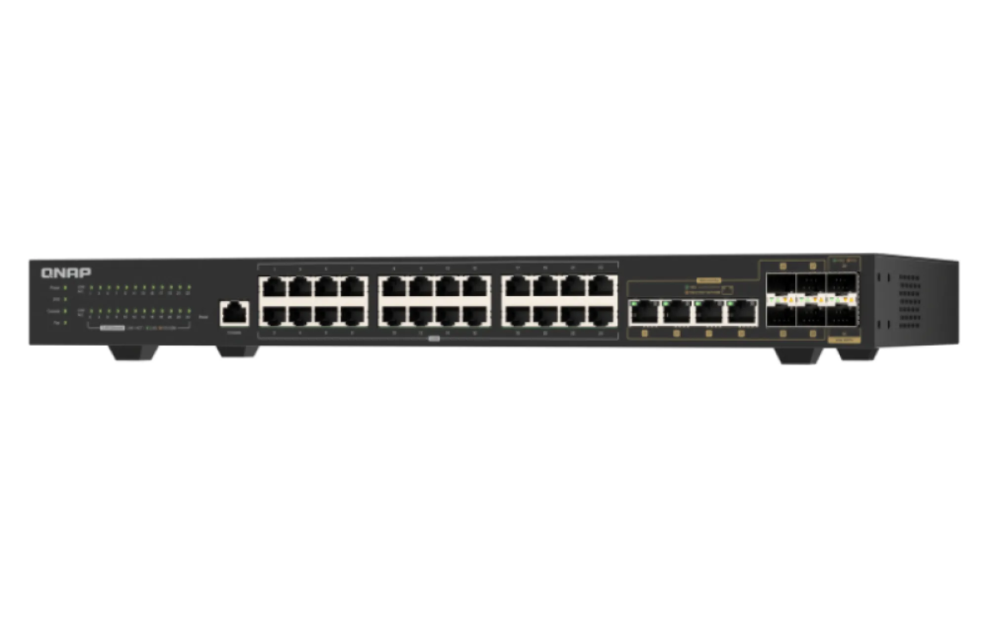 QNAP QSW-M2130-4C2S24T - Managed switch, Black