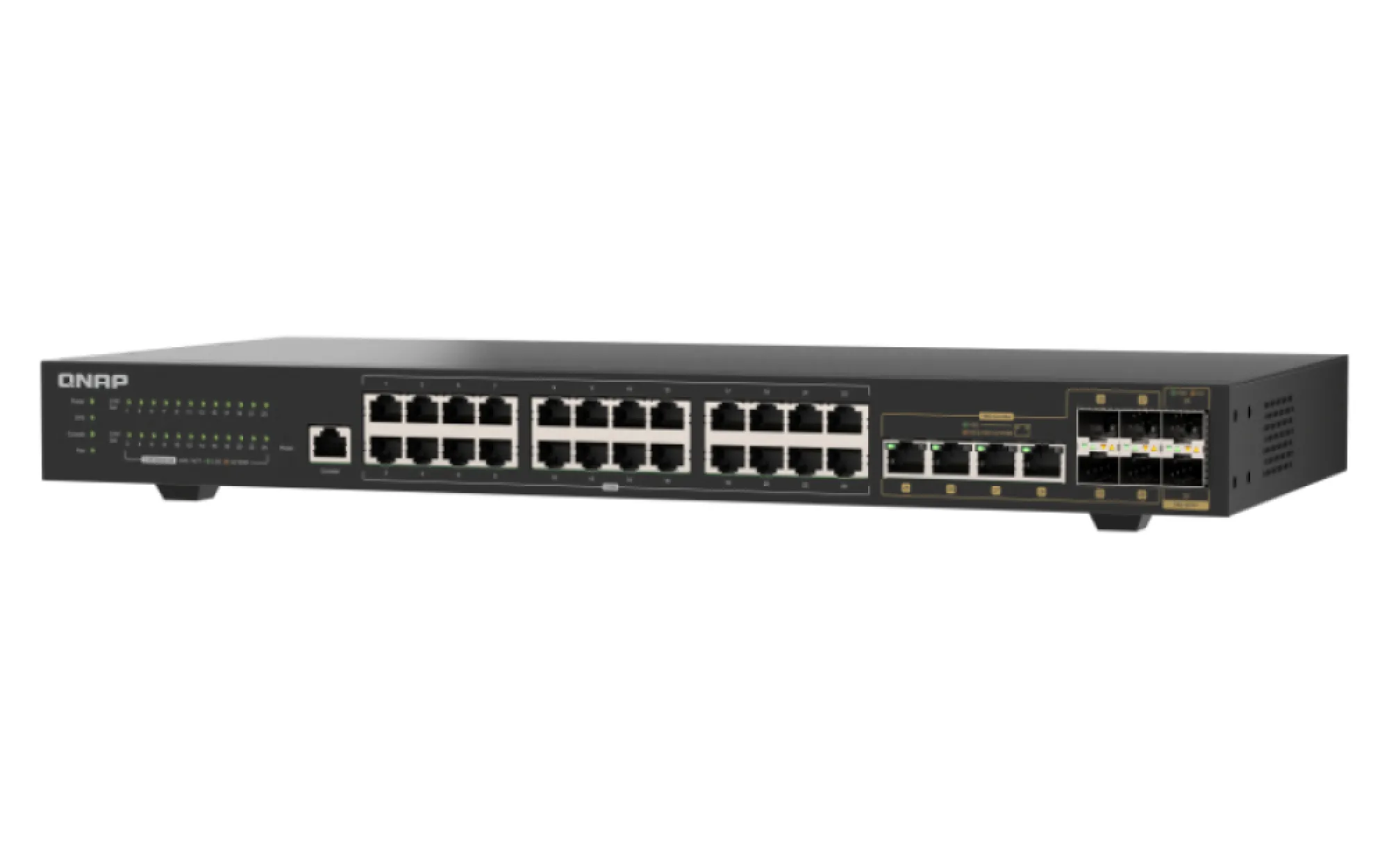QNAP QSW-M2130-4C2S24T - Managed switch, Black