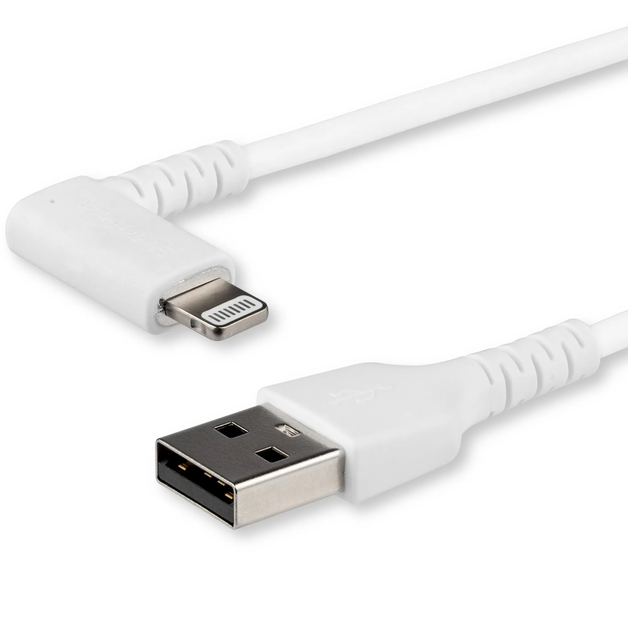 Startech Angled USB-A - Lightning - cable, 1 m, White