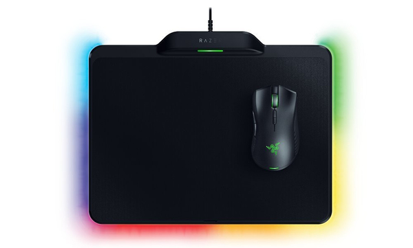 Razer Mamba - wireless gaming mouse, Black + Firefly Gaming Surface