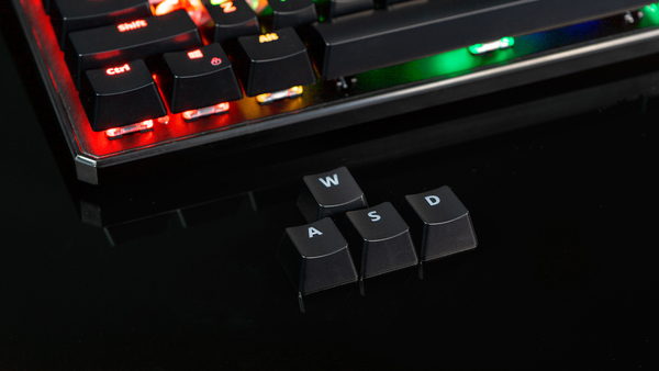 SilentiumPC Gear Keycap Set KC104 Black DBL Shot PBT