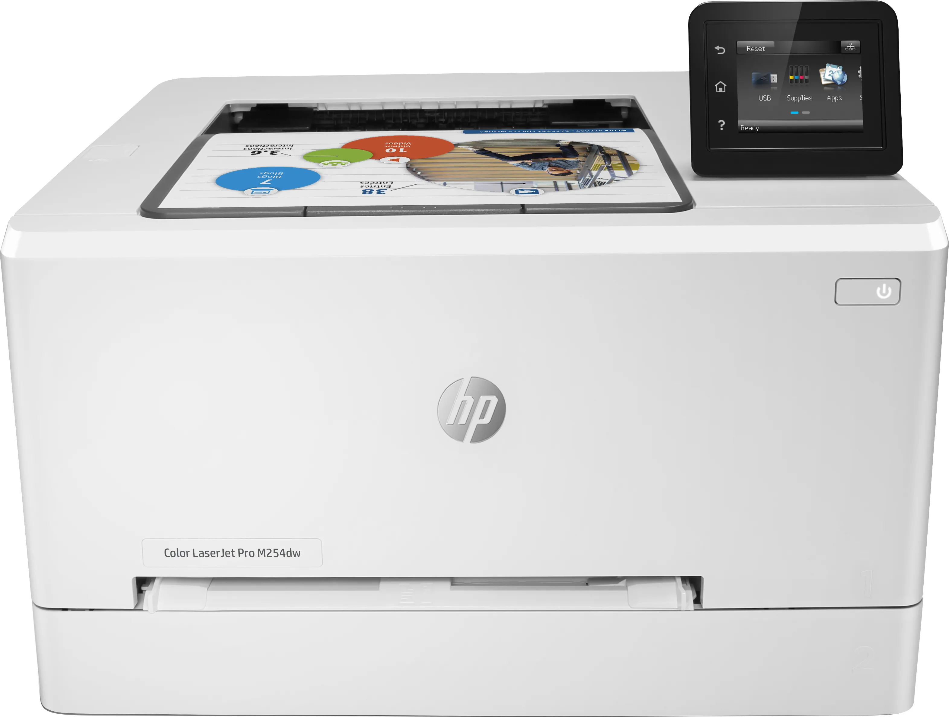 HP LaserJet M254dw Duplex, LAN/Wi-Fi, A4 -v&auml;rilasertulostin