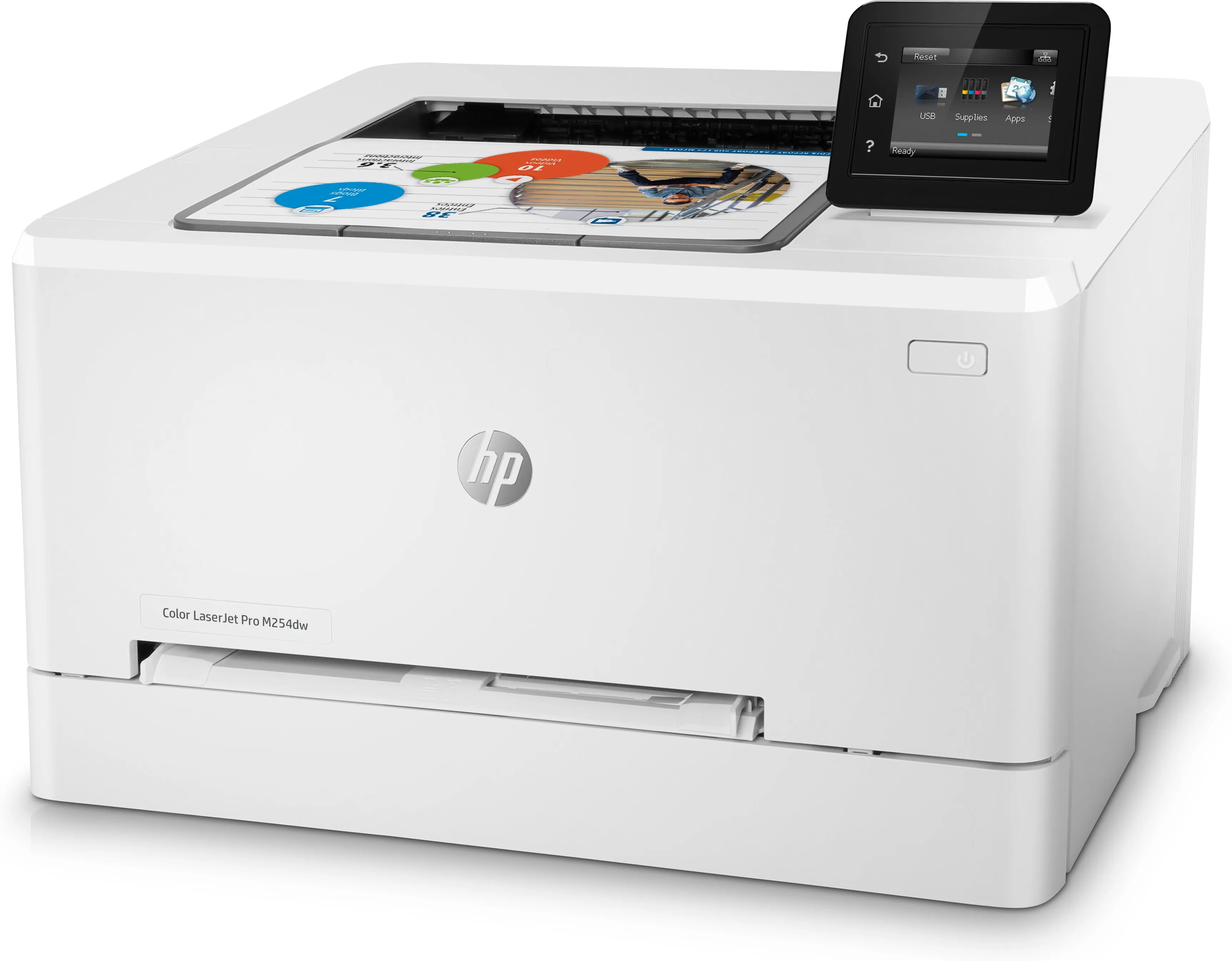HP LaserJet M254dw Duplex, LAN/Wi-Fi, A4 -v&auml;rilasertulostin