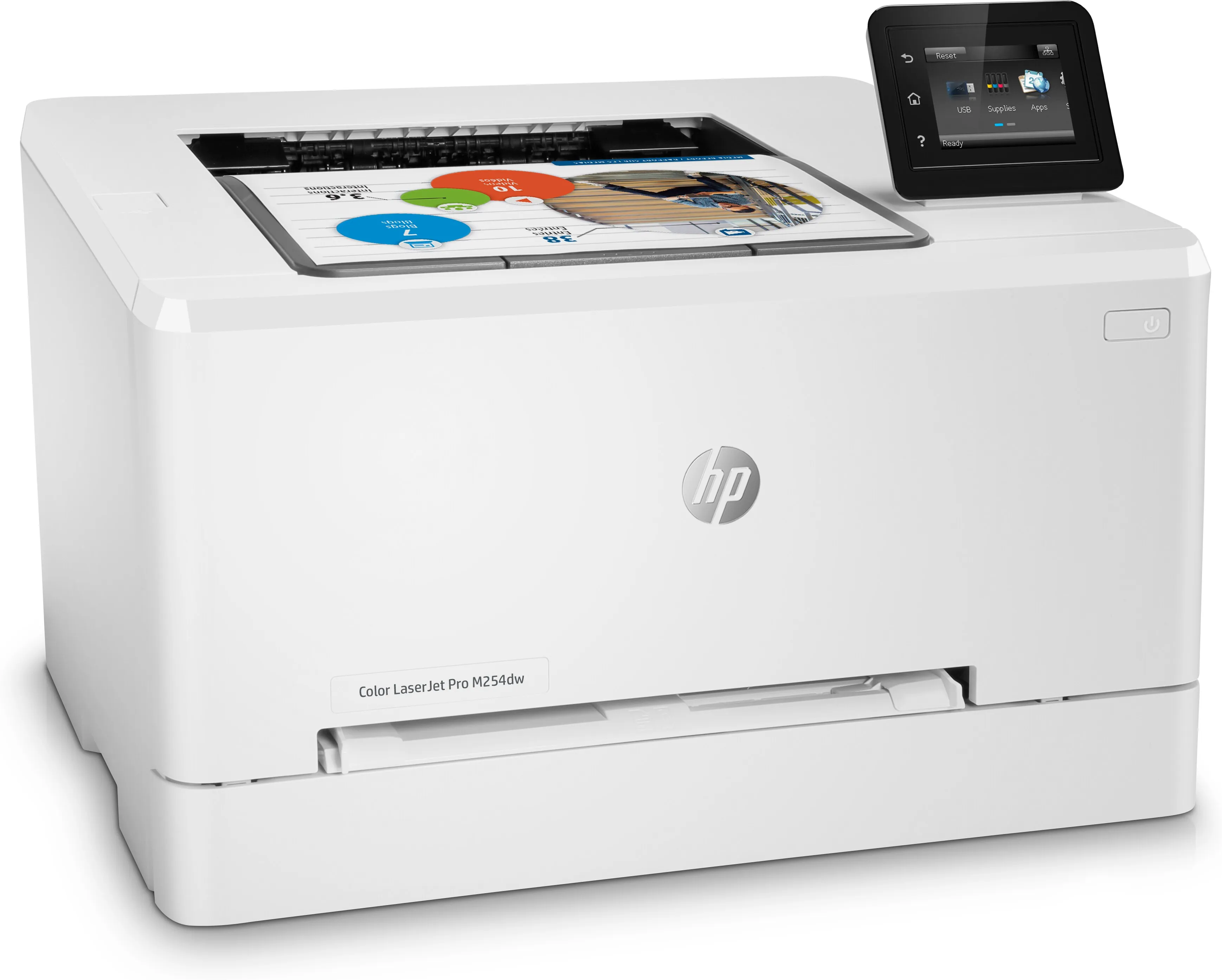 HP LaserJet M254dw Duplex, LAN/Wi-Fi, A4 -v&auml;rilasertulostin