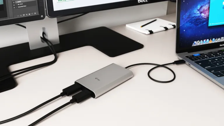 I-Tec Thunderbolt 3 Dual DP Video Adapter - adapter, Grey
