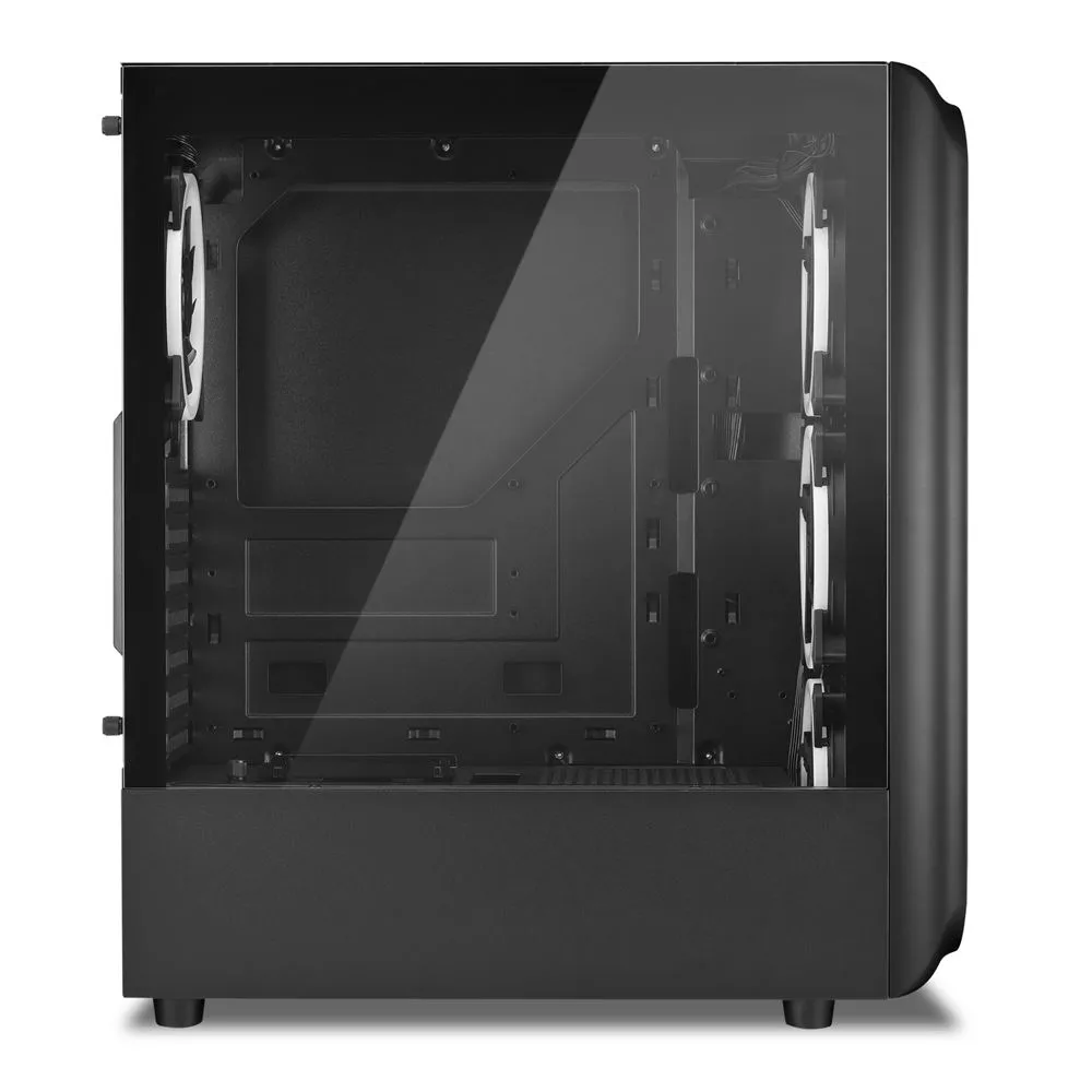 Sharkoon TK5M RGB Midi-Tower Case with window, Black
