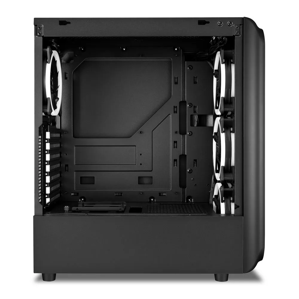 Sharkoon TK5M RGB Midi-Tower Case with window, Black