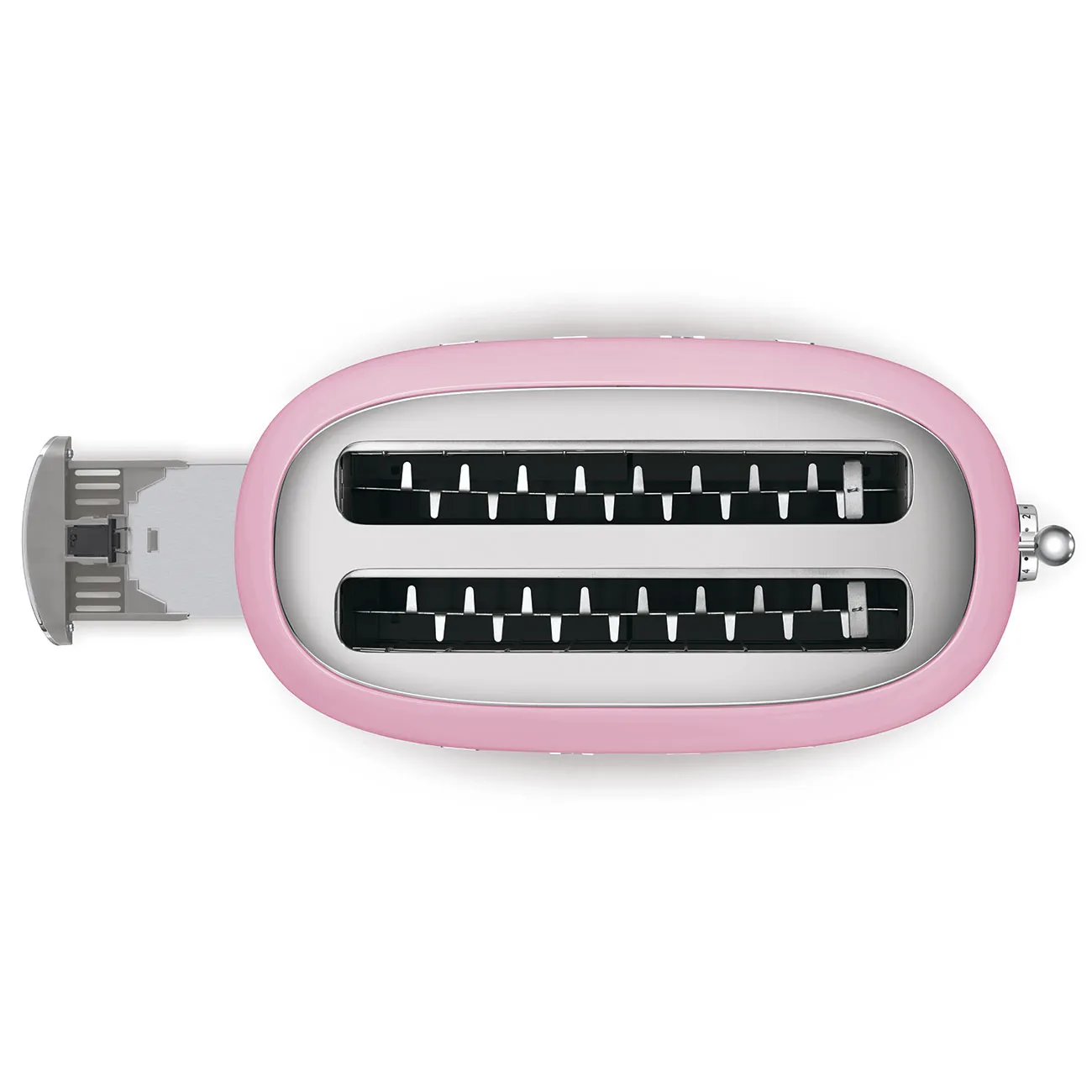 Smeg TSF02PKEU - br&ouml;drost, 4 br&ouml;dskivor, Rosa